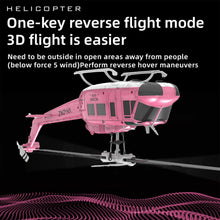 Load image into Gallery viewer, NBJIALIN RC ERA C032 UH-1 Huey Helicopter - Remote Control Helicopters for Adult, 1/48 Sacle 2.4G 6CH Gyro Stabilized Aircraft with Altitude Hold &amp; Optical Flow,3D Stunt Drone (Pink)

