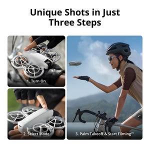 Mini Drone with 4K UHD Camera for Adults, 135g Self Flying Drone that Follows You, Palm Takeoff, AI Subject Tracking, Quick Shots,
