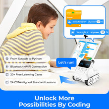 Load image into Gallery viewer, Rocky Interactive Emo Robot, Coding for Kids 8-12, STEM Toys Support Scratch Python Programming, Smart Robotics Gift
