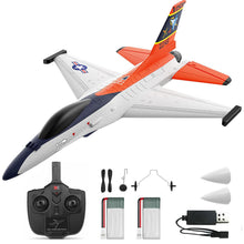 Load image into Gallery viewer, DEERC F-16 Style RC Airplane (X-62A Vista), 4-Channel Remote Control Jet
