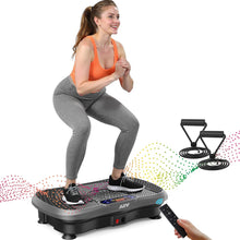 Load image into Gallery viewer, AXV Vibration Plate Fitness Platform Exercise Machine Vibrating Shaking Full Body Shaker Workout Vibrate Stand Shake Board Sport for Weight Loss Fat Burner for Gym Home Office
