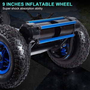 Electric Skateboard, Off-Road All Terrain Electric Longboard for Adults, 3300W Dual Motor Electric Mountain Board with LCD Remote, 15 Miles