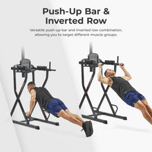 Load image into Gallery viewer, Sunny Health &amp; Fitness Power Tower Dip Station &amp; Pull-Up Bar,
