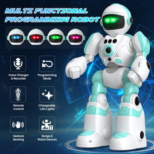 Load image into Gallery viewer, Kids Robot Toys, Remote Control Robot, Programmable Robot with Recorded Voice Music Dance Gesture Control
