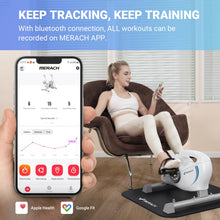 Load image into Gallery viewer, Under Desk Bike Pedal Exerciser - White &amp; Blue
