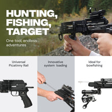 Load image into Gallery viewer, BALLISTA BAT Reverse Compound Crossbow with Red Dot Sight, 340 FPS, 150 lb

