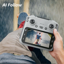 Load image into Gallery viewer, GPS Drone with EIS 4K Camera for Adults , RC Drones with 4.5 inch HD Screen on Controller, Auto Return, 3 Batteries for 90 min Flight Time, 3280 FT Long Control Range Transmission, Circle Fly and Follow Me Mode, Foldable Quadcopter for Beginner, Under 249
