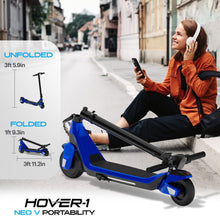 Load image into Gallery viewer, Foldable Electric Scooter with 250W Rated Brushless Motor, 15mph Max Speed, 6.5” Wheels, 9 Mile Range Commuting Scooter for Kids &amp; Teens
