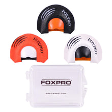 Load image into Gallery viewer, FOXPRO Howler Predator Mouth Call Combo Pack for Coyote Hunting Includes Three Domed Diaphragm Mouth Calls
