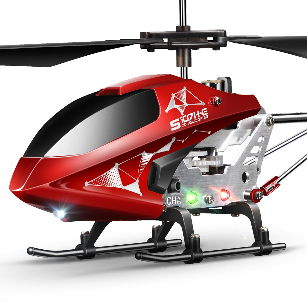 RC Helicopter for Kids and Beginners, Remote Control Helicopter with Altitude Hold, 2 Speed Modes, Whole Alloy Toy