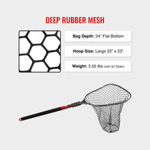 Load image into Gallery viewer, EGO S2 Slider Fishing Landing Net, Large Deep Rubber Mesh, S1/S2 Compatible
