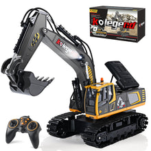 Load image into Gallery viewer, Remote Control Excavator Toy 16 Inch, 11 Channel RC Construction Vehicles Hydraulic Haulers Digger Toys

