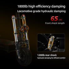 Load image into Gallery viewer, Adult Electric Scooter, 55mph, 6000W Dual Motors, Range Up to 75 Miles, with Dual Hydraulic Brakes, Foldable, 11” Tires
