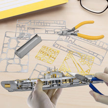 Load image into Gallery viewer, 3D Metal Puzzles for Adults, Military Submarine Metal Model Building Kits
