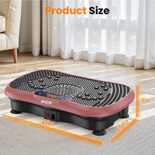 Load image into Gallery viewer, AXV Vibration Plate Fitness Platform Exercise Machine Vibrating Shaking Full Body Shaker Workout Vibrate Stand Shake Board Sport for Weight Loss Fat Burner for Gym Home Office
