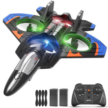 Load image into Gallery viewer, 360° Flip Fighter Jet Toys, Stunt Roll, Airplane Toy Gifts for Kids Boys
