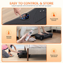 Load image into Gallery viewer, PUREROYI Vibration Plate Exercise Machine, Vibrating Plates for Weight Loss and Lymphatic Drainage, 450 Lbs Shake Plate Whole Body Workout Fitness Platform for Fat Burner Gifts for Women Men
