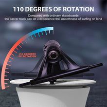Load image into Gallery viewer, Electric Skateboard with Remote，Carver Skateboard with Carving Truck, 26&quot; Land Surfskate, 350W Brushless Motor, Max 12.4 MPH, Max Load 155Lbs
