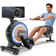 Load image into Gallery viewer, WENOKER Rowing Machine - Black Electric Knob
