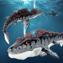 Load image into Gallery viewer, Dinosaur Toys, Upgrade Remote Control Water Toy, RC Dino with Light and Spray Water for Swimming Bath Lake Ocean
