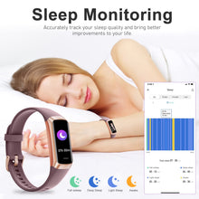 Load image into Gallery viewer, Zeacool Fitness Tracker with 24/7 Heart Rate, Blood Oxygen Blood Pressure Sleep Monitor
