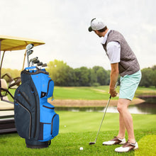 Load image into Gallery viewer, Beutyal 15 Way Golf Cart Bag with Organizer Top, Golf Club Cart Bag for Men
