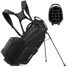 Load image into Gallery viewer, Findway 14 Way Golf Stand Bag, Lightweight Golf Bag with Stand for Men Women, Golf Club Carry Bag with Dual Strap, Full Length Dividers, Multiple Pockets, Golf Ball Holder, Rain Cover Hood

