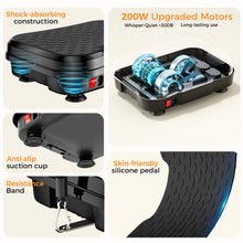 Load image into Gallery viewer, Trekora Vibration Plate Exercise Machine, Curved Vibration Plate for Lymphatic Drainage Weight Loss, 500 Lbs Capacity Shake Platform with 250 speeds Full Body Workout Equipment for Home Women Men
