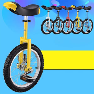18" Adjustable Height Balance Unicycle for Learning, Training, Weight Loss & Physical Fitness – Safe & Comfortable Design