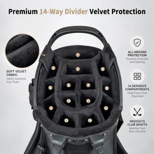 Load image into Gallery viewer, Durbles 14 Way Golf Stand Bag, Waterproof Lightweight Carry for Men Women
