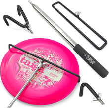 Load image into Gallery viewer, Rogue Iron Sports Disc Golf Retriever Pole Telescoping Disc Golf Accessories Grabber 16 inches to 16ft (Black, 1, Inches, 1, Inches, 1, Inches, 16, Inches, 1, Inches)
