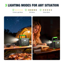 Load image into Gallery viewer, Portable Power Station 1000W 999Wh Solar Generator for Outdoor Camping
