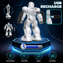 Load image into Gallery viewer, Robot Toys for Kids, Toys for 6 7 8 9 10 Year Old Boys Girls, Remote Control Toys with 2.4GHz Gesture Sensing
