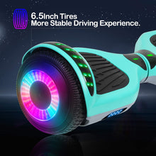 Load image into Gallery viewer, Mixed Color Hoverboard, with Bluetooth and Colorful Lights Self Balancing Scooter

