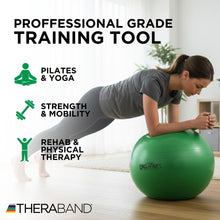 Load image into Gallery viewer, THERABAND Pro Series Exercise Ball, 26" Green Stability Ball for 5'7"–6'1" Users
