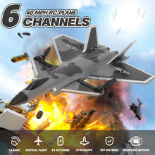 Load image into Gallery viewer, RC Plane 3 Channel Brushless Foam Glider, 40 kmh Remote Control Plane - Fly Vertically, Inverted &amp; Tumble, Large RC Airplane Toy
