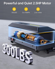 Load image into Gallery viewer, TOPUTURE Walking Pad Treadmill with 12% Incline and Handle Bar

