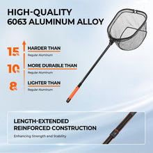 Load image into Gallery viewer, KastKing Brutus Fishing Landing Net with Boat Hook, PVC Mesh
