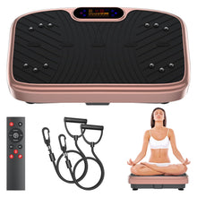 Load image into Gallery viewer, WATEYA Vibration Plate Exercise Machine Vibrating Platform for Fun Lymphatic Drainage and Weight Loss, Vibrant Home Workout Equipment with 1-200 Speeds, Stylish Fitness Gear (Pink)
