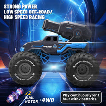 Load image into Gallery viewer, 1:16 4WD Remote Control Monster Truck All Terrain Amphibious RC Car Boat with Water Spray Gun Two Batteries Waterproof

