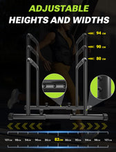 Load image into Gallery viewer, YOLEO Adjustable Dip Bar- 1100lbs Dip Station
