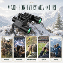 Load image into Gallery viewer, Sogries 10x50 Binoculars for Adults High Powered Waterproof Fogproof IPX7
