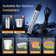 Load image into Gallery viewer, BSEED Portable Shower for Camping with Immersion Water Heater, 8000mAh Rechargeable Camping Shower with Large Capacity Foldable Bucket, Outdoor Shower for Hiking RV, Travel, Pet Bath, Car Washing
