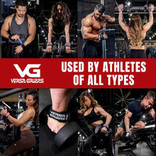 Load image into Gallery viewer, Versa Gripps® Classic, Wrist Straps for Weightlifting Alternative -  Blue, XS
