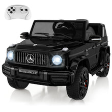 Load image into Gallery viewer, 12V Kids Ride on Car, Licensed Mercedes Benz G63 Electric Car w/Remote Control, Music, Spring Suspension, Black
