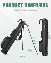 Load image into Gallery viewer, RIOROO Golf Stand Bag, Lightweight Par 3 Golf Bag Holds Up to 7 Clubs with Two Way Dividers Cooler Pocket Shoulder Strap and Multiple Storage Pockets for Men and Women
