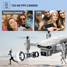 Load image into Gallery viewer, Mini Drone with 1080P HD Camera for Kids FPV Live Video RC Quadcopter for Adults Beginners Toys Gifts, Altitude Hold, Gray
