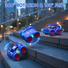 Load image into Gallery viewer, Remote Control Car, Fast Direct Charging RC Cars Amphibious 360° Rotating LED Rechargeable Stunt Car 2.4Ghz 4WD All Terrain
