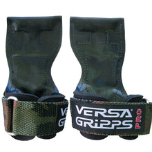 Load image into Gallery viewer, Versa Gripps Pro, Wrist Straps for Weightlifting Alternative, SM, Camo
