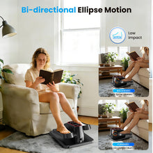 Load image into Gallery viewer, AXV Under Desk Elliptical Exercise Machine,Electric Ellipse Leg Exerciser As Seen On TV,Training Machines While Sitting for Seniors Home,Portable, Quiet, with Remote Control
